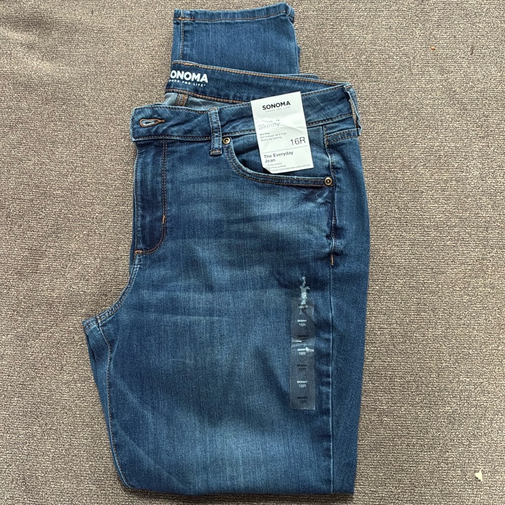 Sonoma Blue Classic Denim Jeans